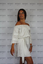 Load image into Gallery viewer, The Martha Dress - White
